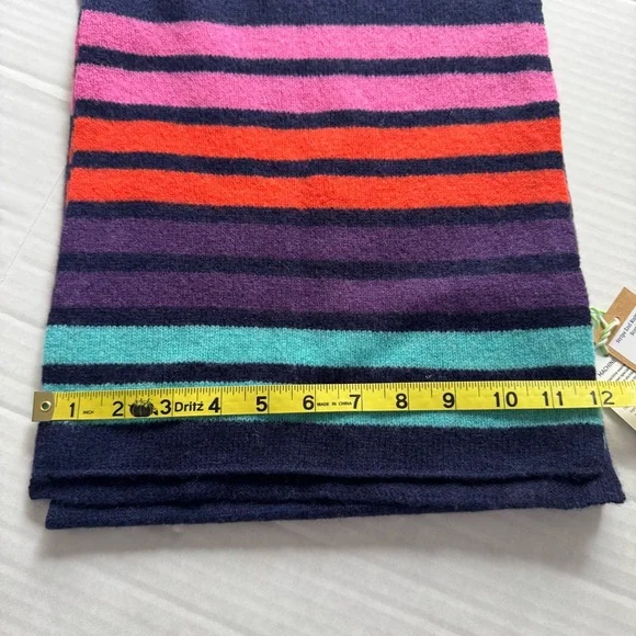 Woolovers Wool Rainbow Scarf New - Picture 7 of 8